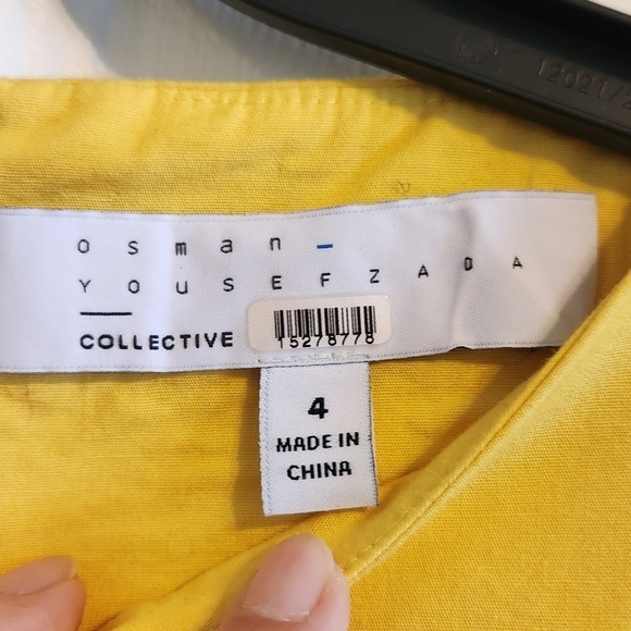 OSMAN Yousefzada CollectiveYellow T-Shirt Dress - Picture 8 of 14